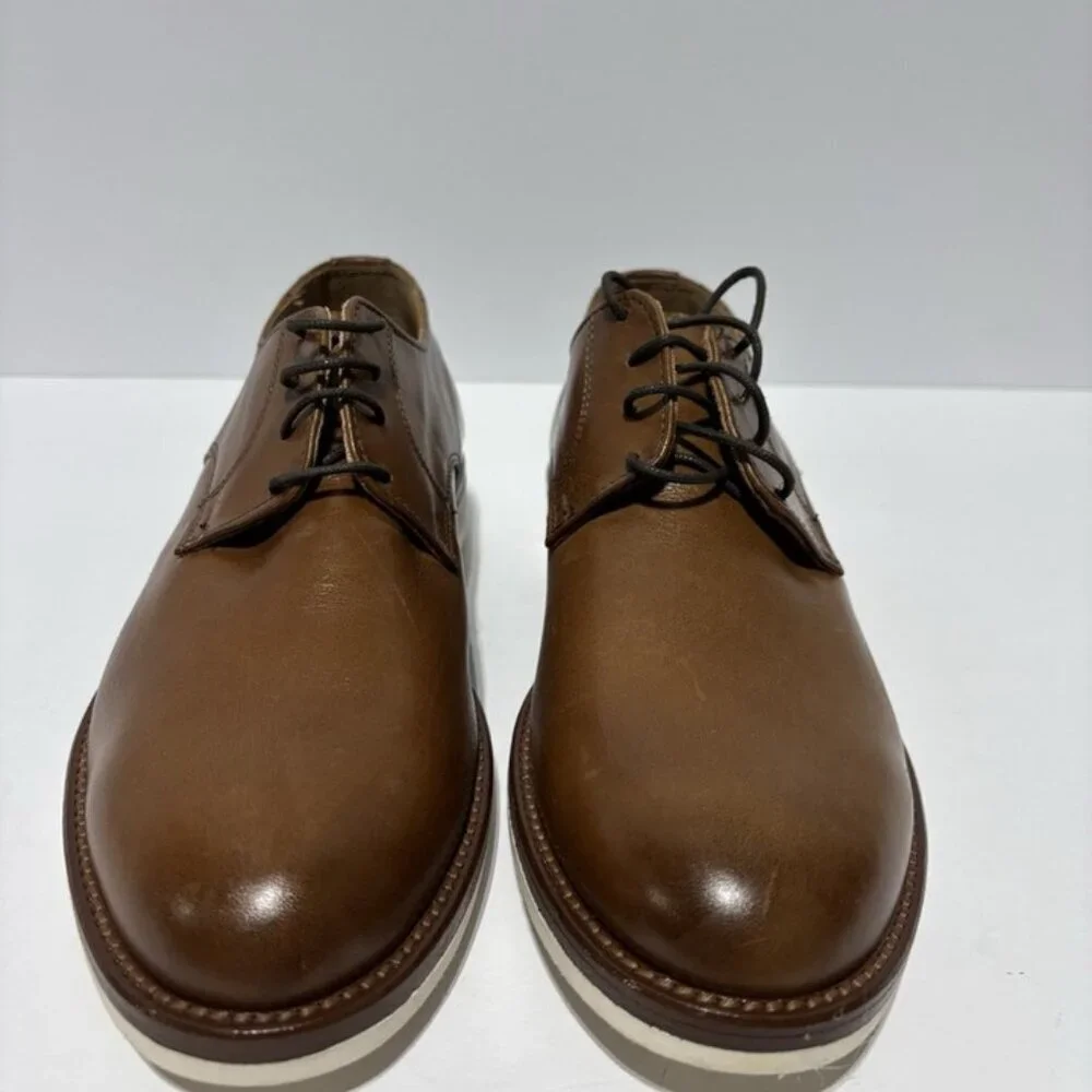 Italia Difference Men’s Cognac Oxford, Size EUR 41, 8-8.5 M